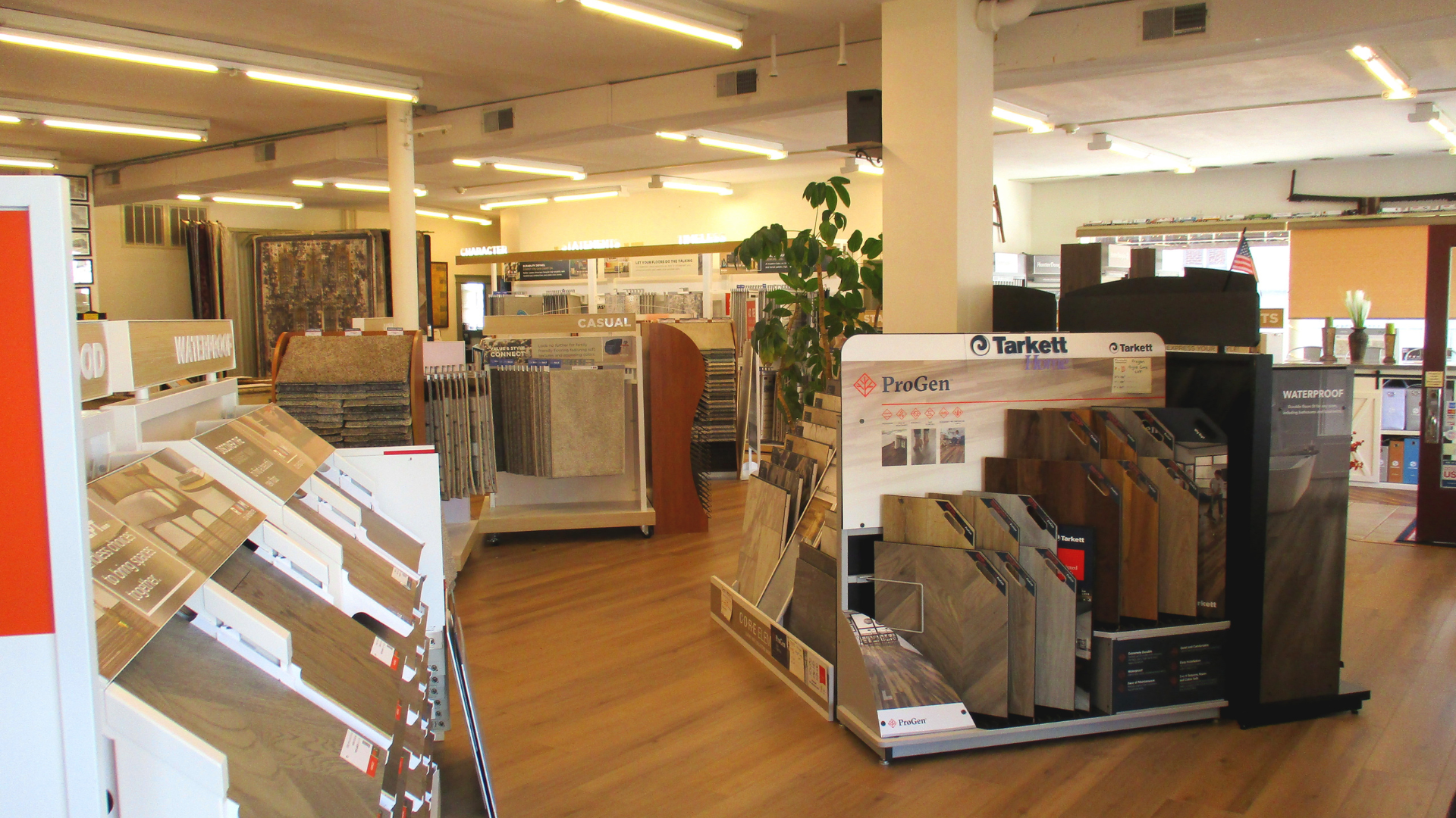 Color Wheel Flooring America showroom in Hanover, Pennsylvania